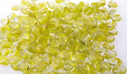 Ciottoli vetro raimbow giallo